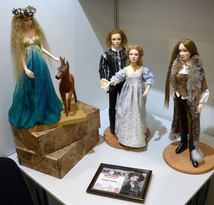 Creativity of Tatiana Karpets at the XІX International Salon of Author’s Doll and Teddy “Modna lyalka”, April 5-7, 2019